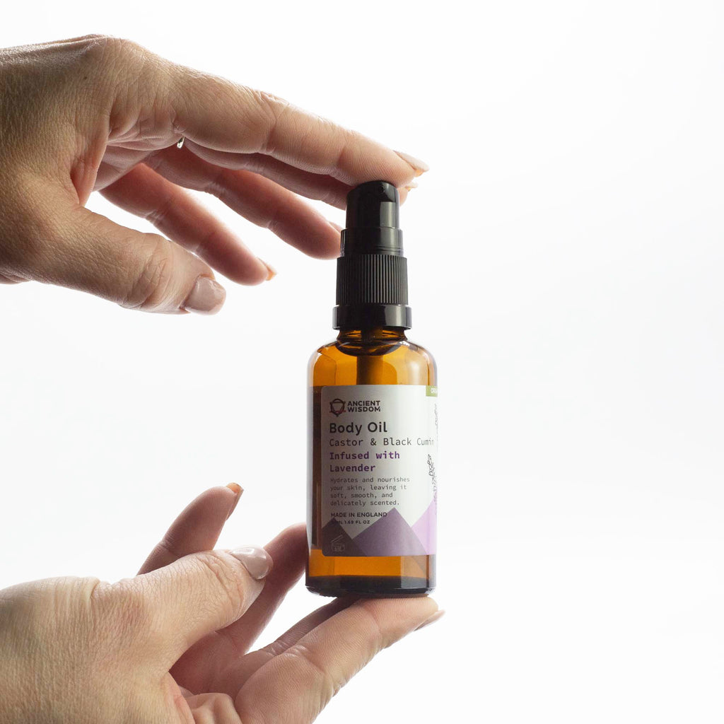 Organic Lavender Body Oil 50ml for Hydrated and Nourished Skin