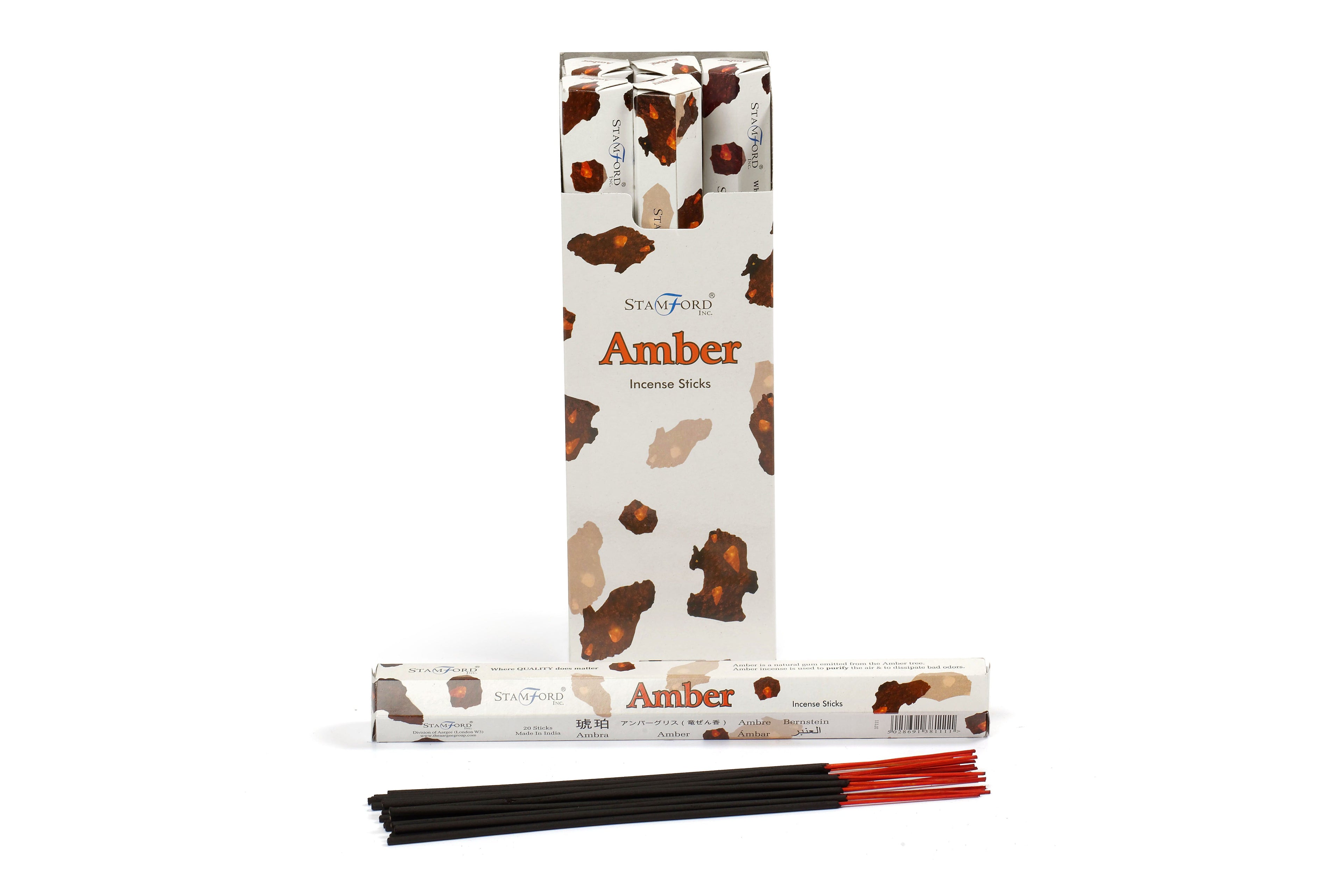 Amber Premium Incense Sticks for Home Fragrance and Relaxation