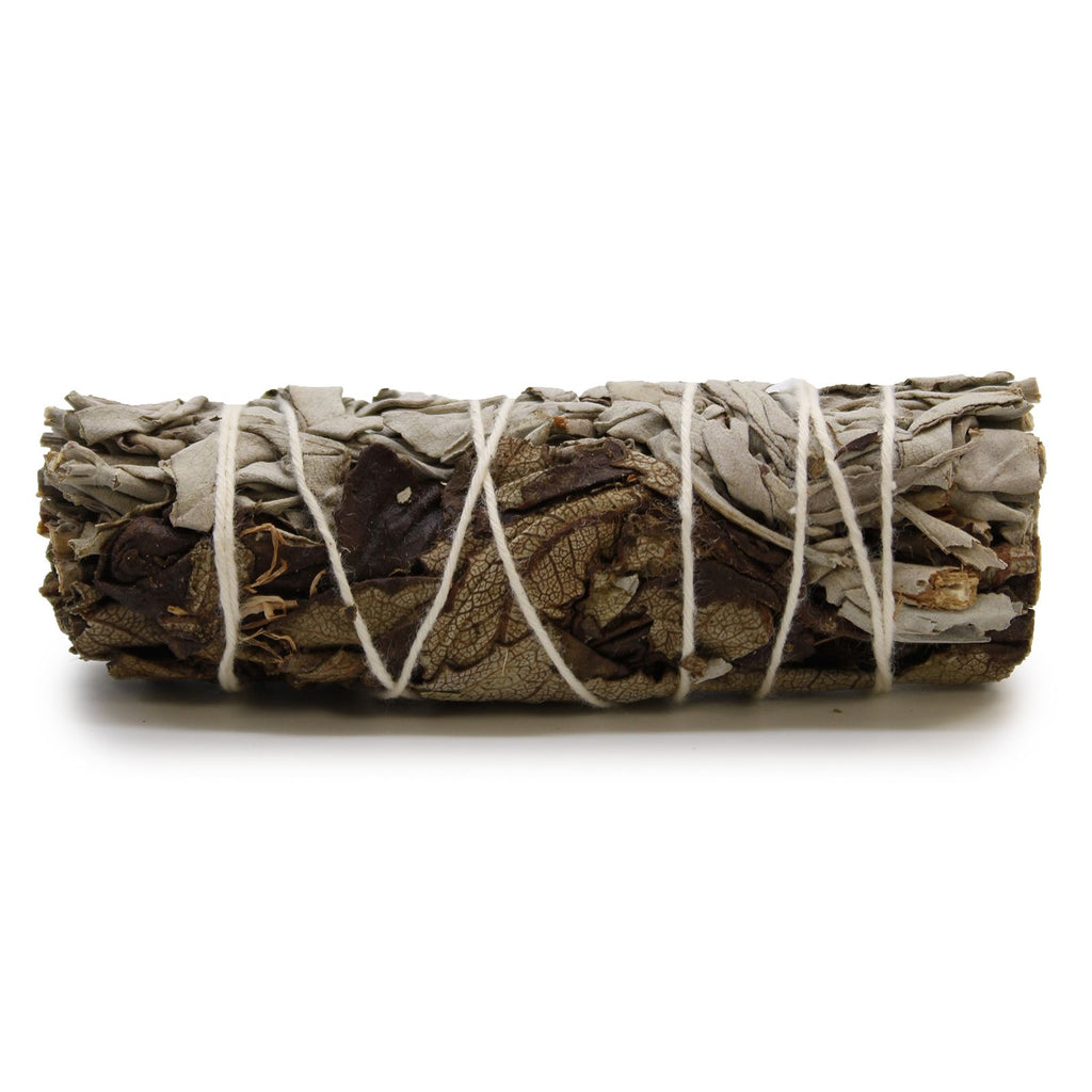 Smudge Stick White Sage and Black Sage 10cm for Cleansing Rituals