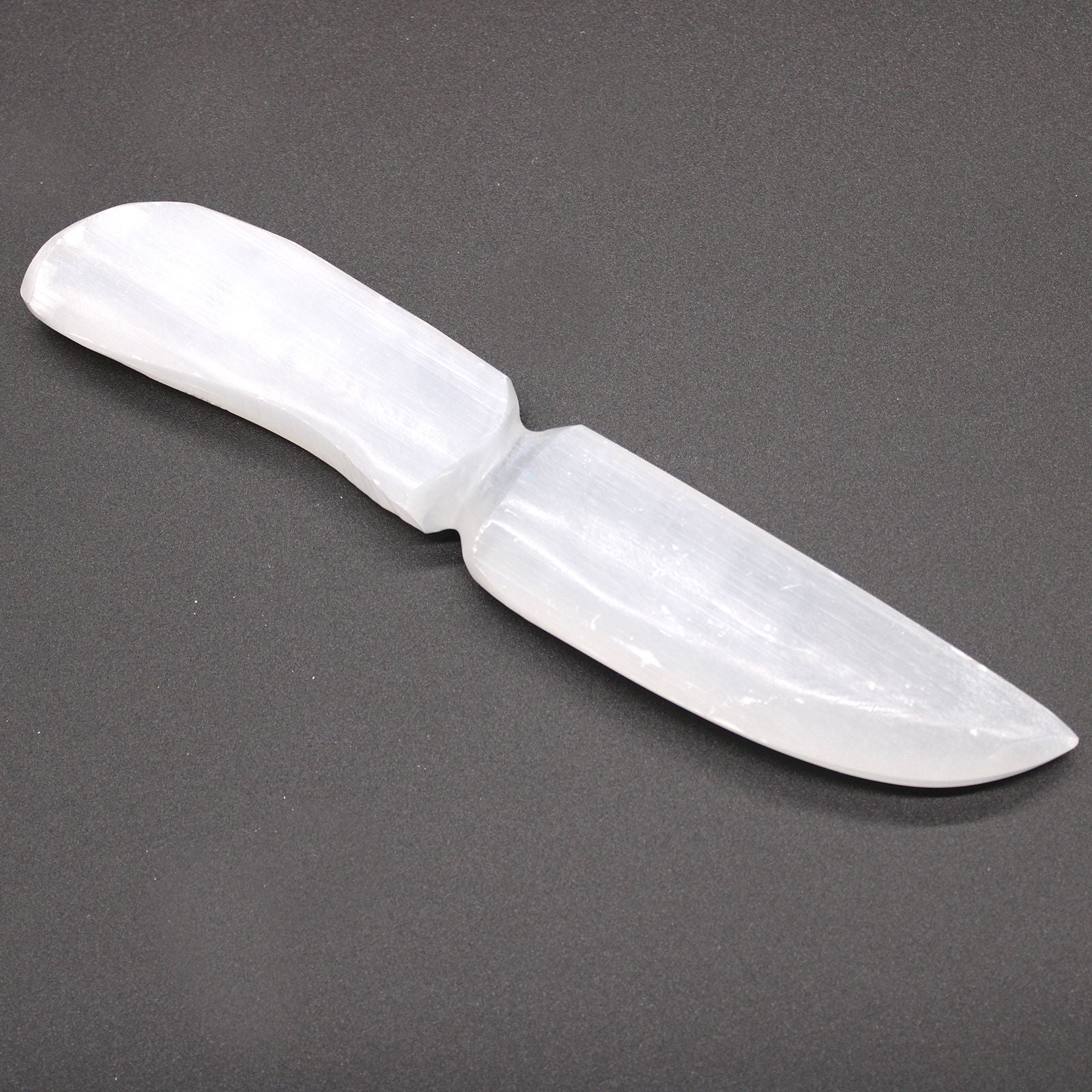 Selenite Ritual Knife Classic for Ceremonial Use and Display