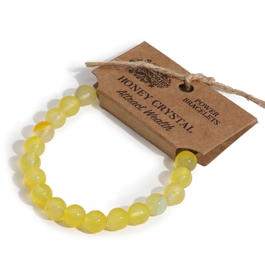 Power Bracelet Honey Crystal for Everyday Style and Unique Gifts