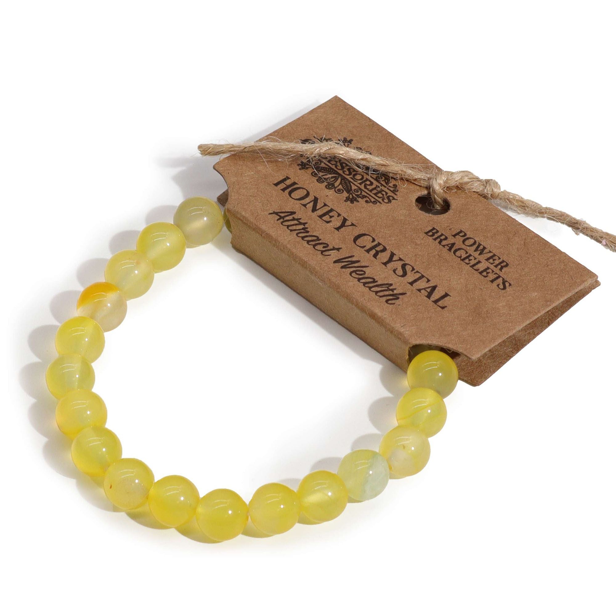 Power Bracelet Honey Crystal for Everyday Style and Unique Gifts