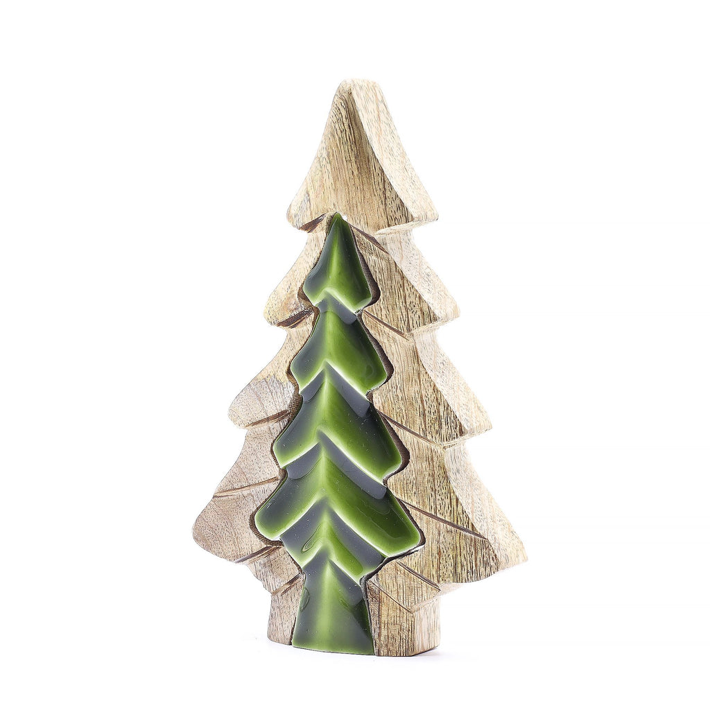 Lost in the Forest Small Tree in a Tree Wooden Decoration