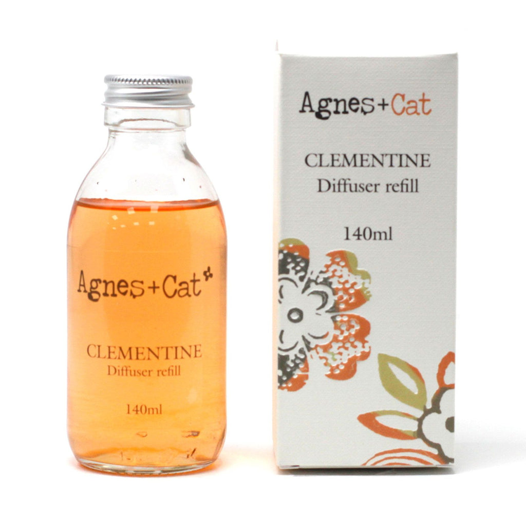 Agnes + Cat Reed Diffuser Refill Clementine 150ml for Freshness