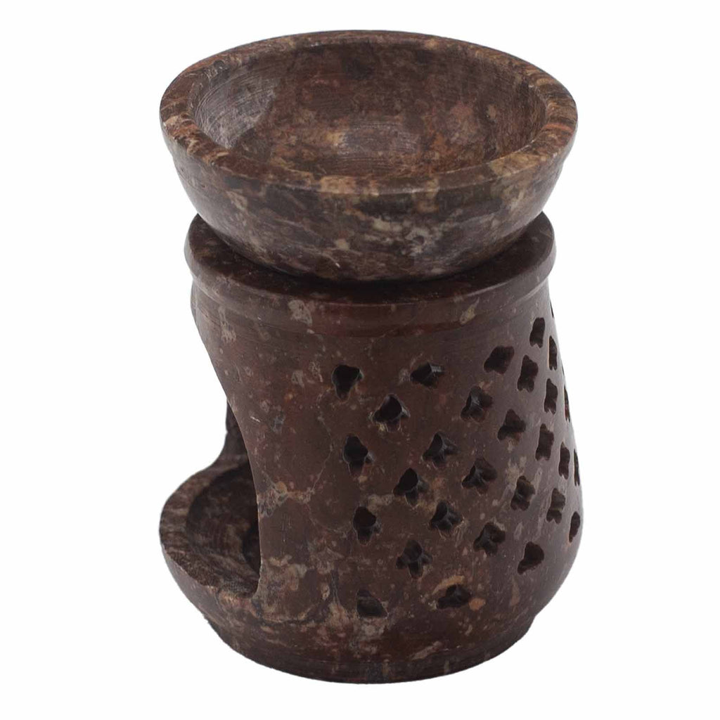 Small Soapstone Oil Burner 8cm Classic for Home Fragrance