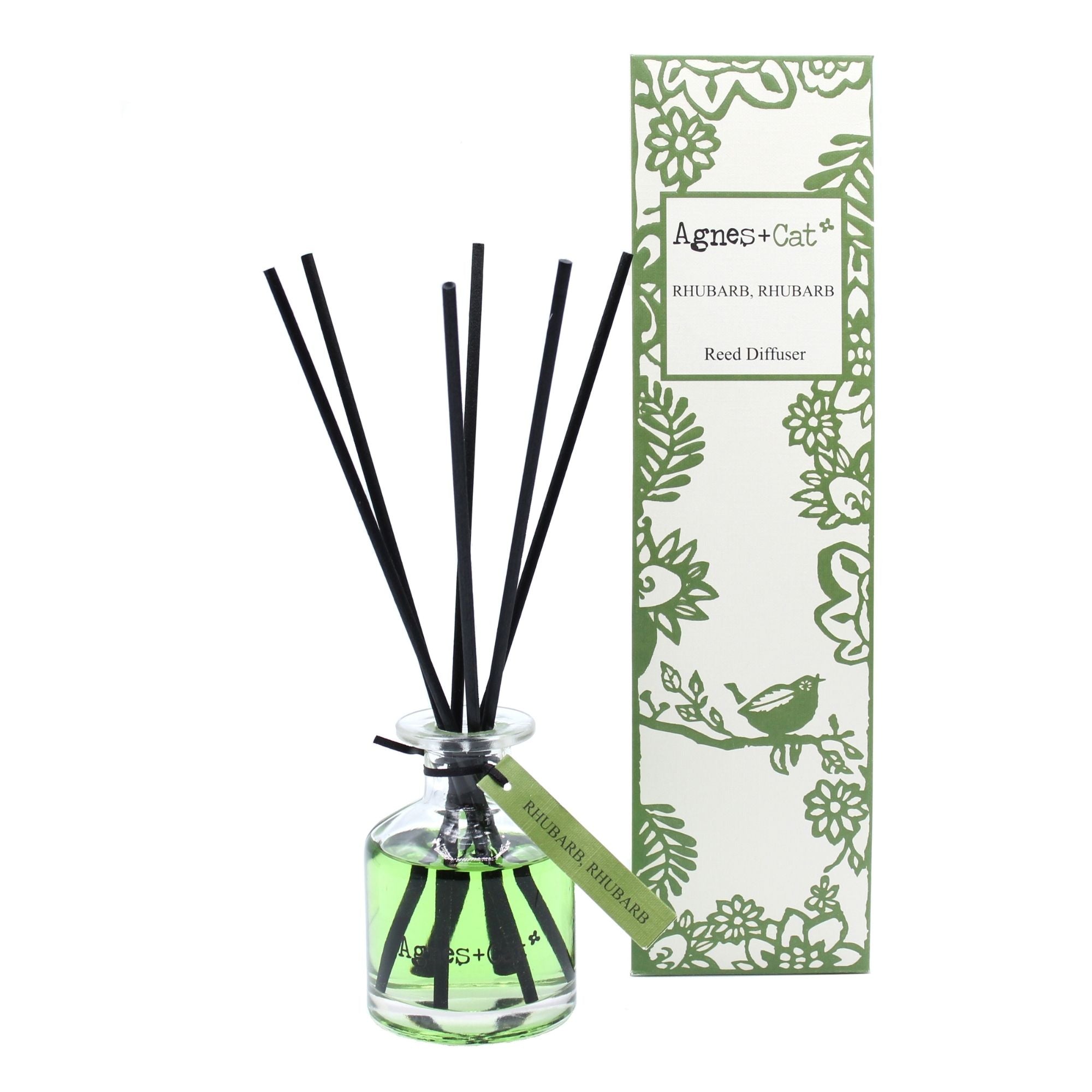 Agnes + Cat 140ml Reed Diffuser - Rhubarb Rhubarb