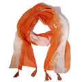 Nomad Sari Summer Turtle Print Scarf in Coral for Stylish Looks