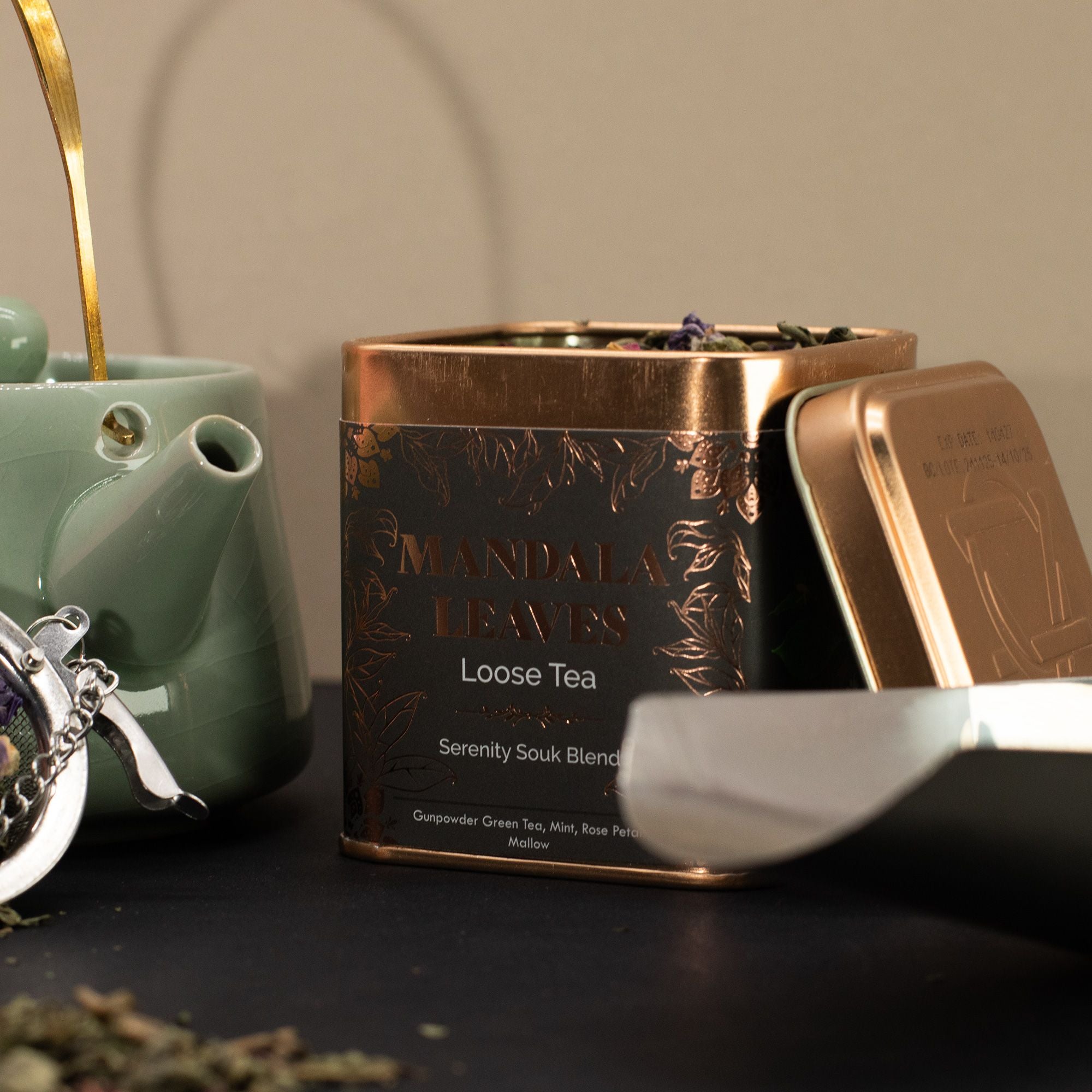 50g Serenity Souk Blend Refreshing Green Tea with Mint and Floral