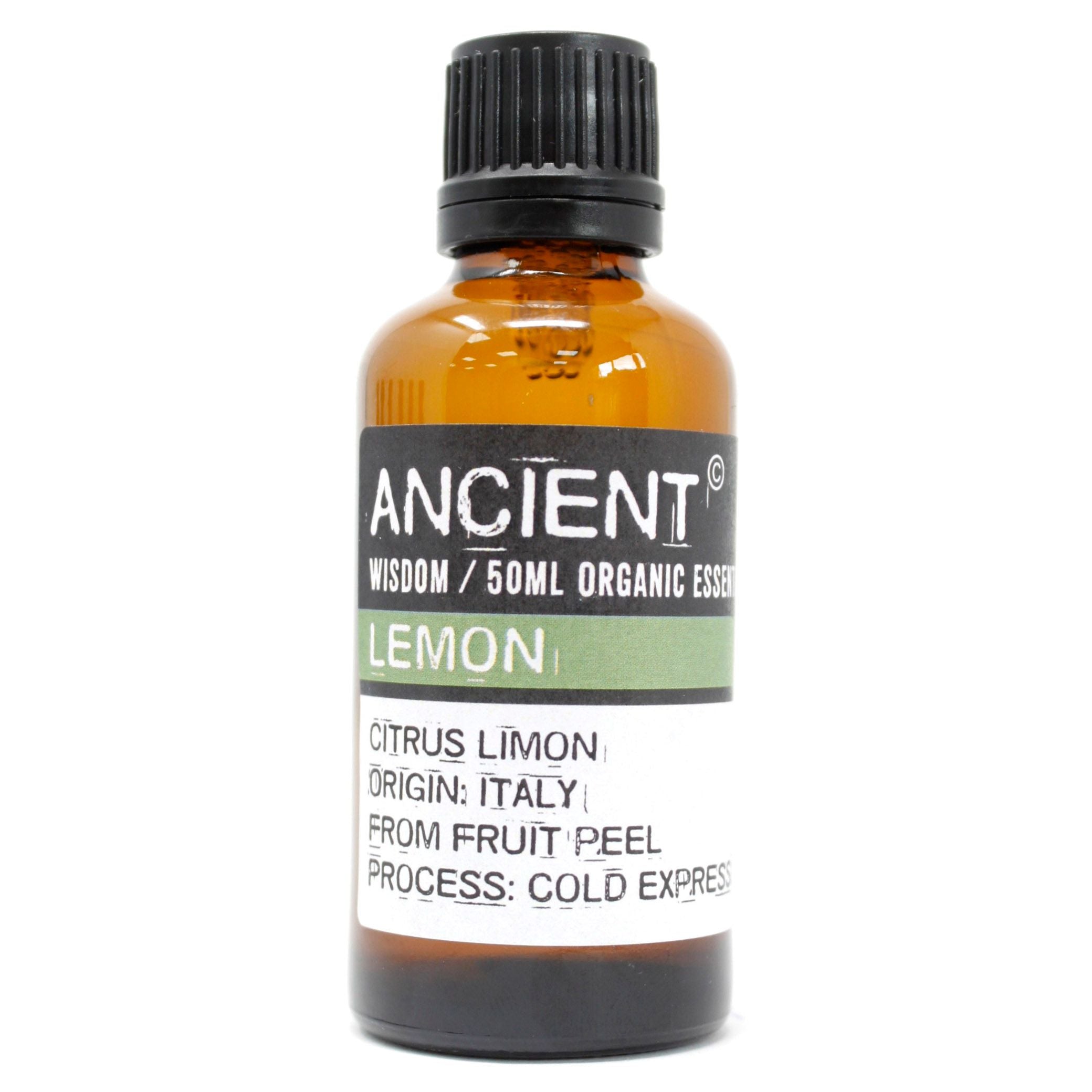 Lemon Organic Essential Oil 50ml for Refreshing Aromatherapy Use