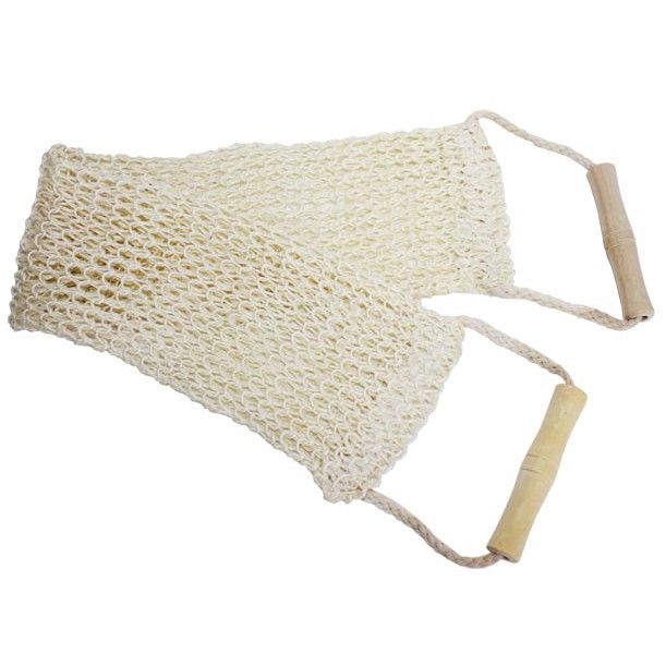 Luxury Jute Back Scrub for Exfoliating and Renewing Skin Softness
