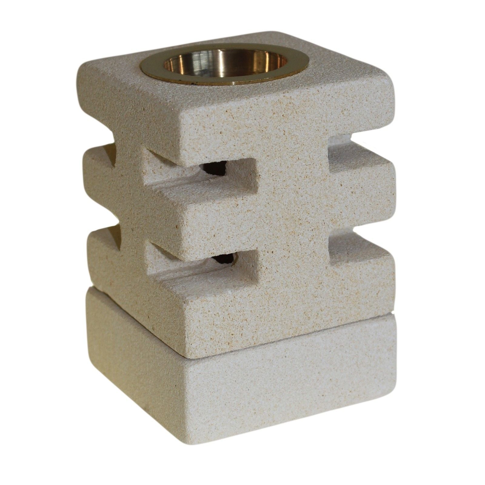 Stone Oil Burner Abstract Cuts for Elegant Home Décor Gifts