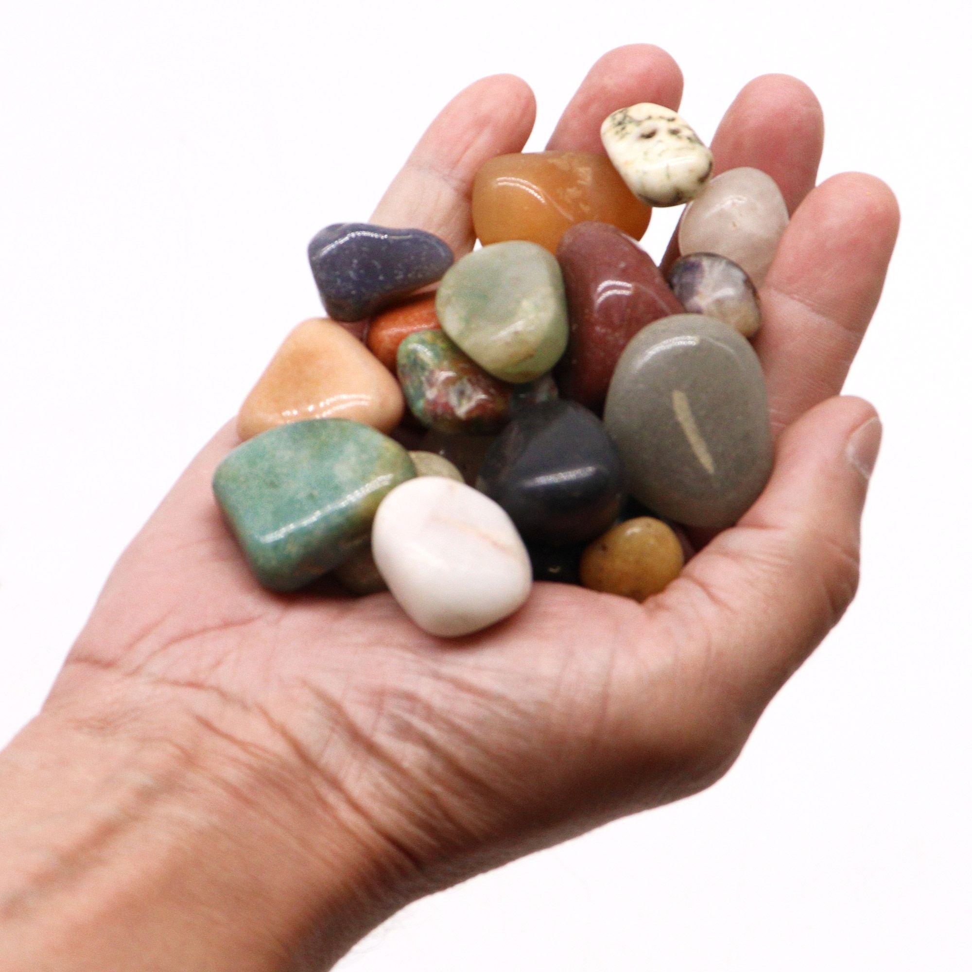 Mixed Gemstones 1kg Bag for Crafting and Decorative Projects
