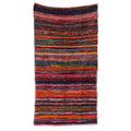 150 x 90cm Luxury Rag Rug in Vibrant Red for Home Aesthetics