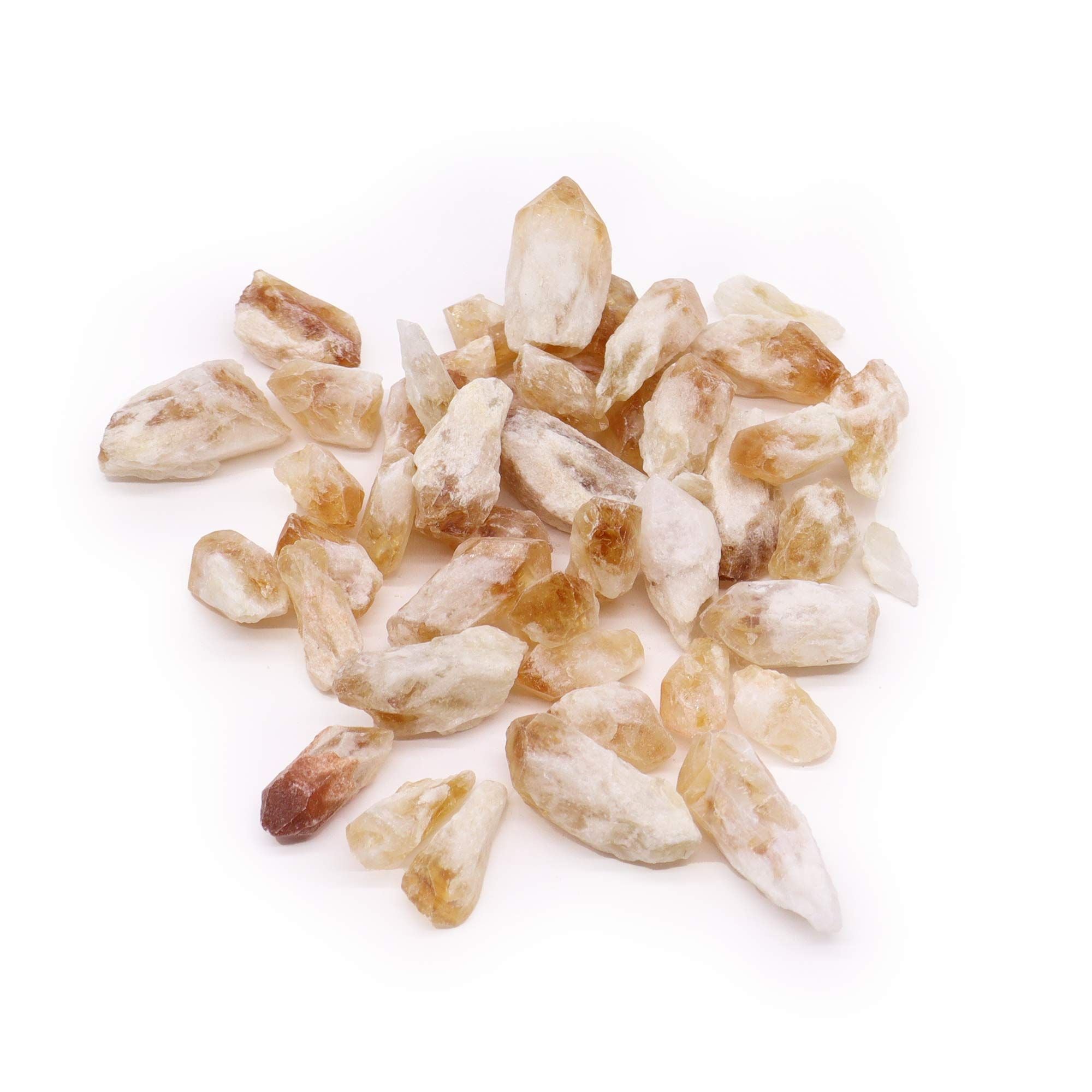 Citrine Rough Points 500gm Natural Raw Crystals for Home Decor
