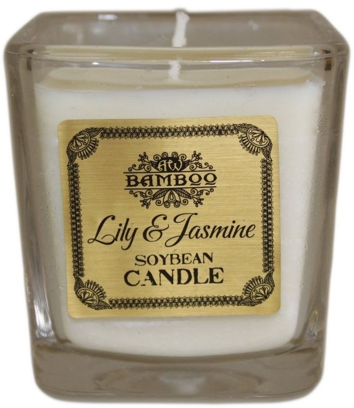 Soybean Jar Candles Lily & Jasmine for Clean Burn Home Fragrance
