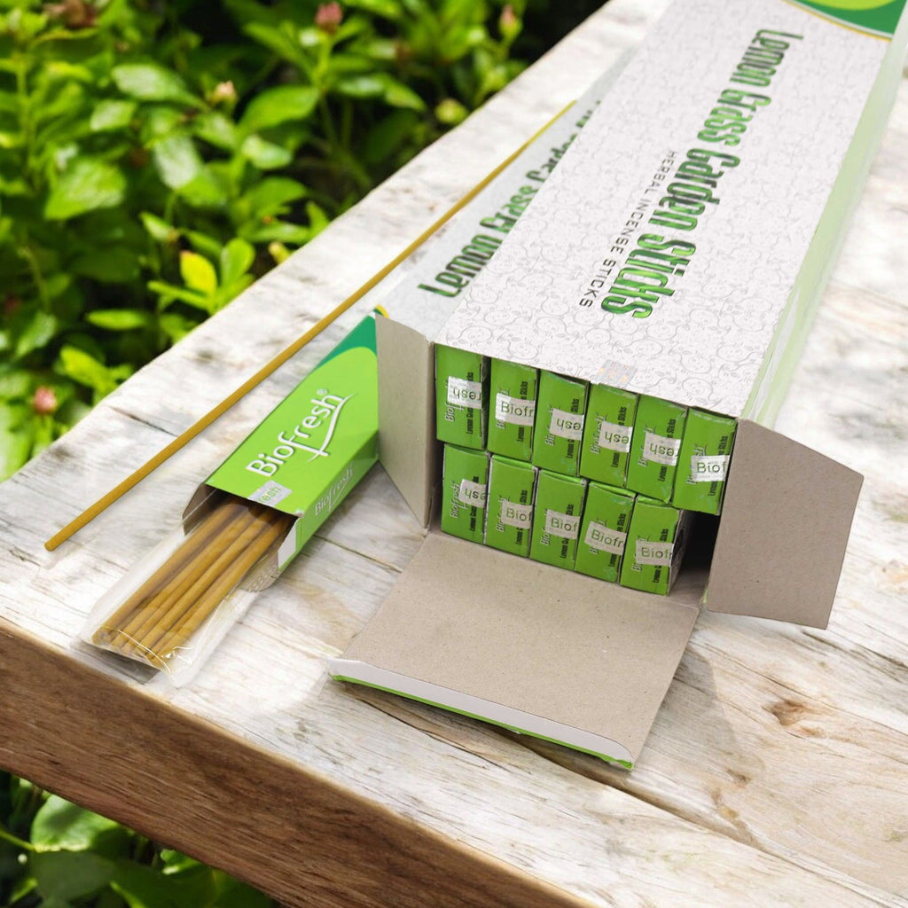 Biofresh Garden Incense Sticks 50cm with Refreshing Lemongrass