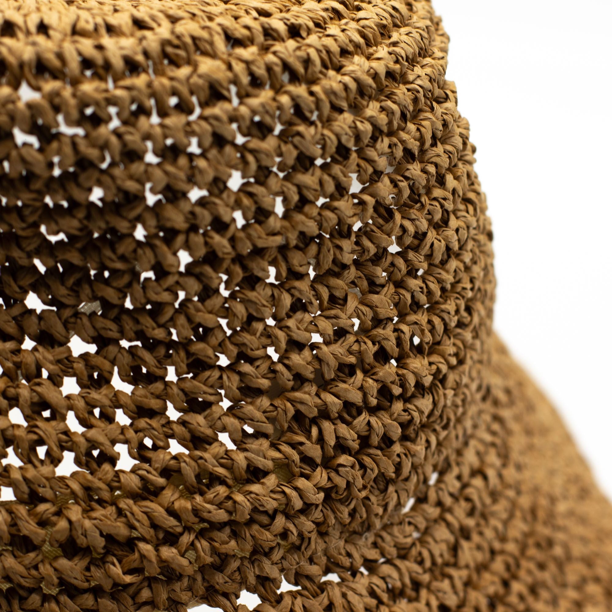 Nomad Sari Floppy Straw Sun Hat in Natural Coffee for Summer Style
