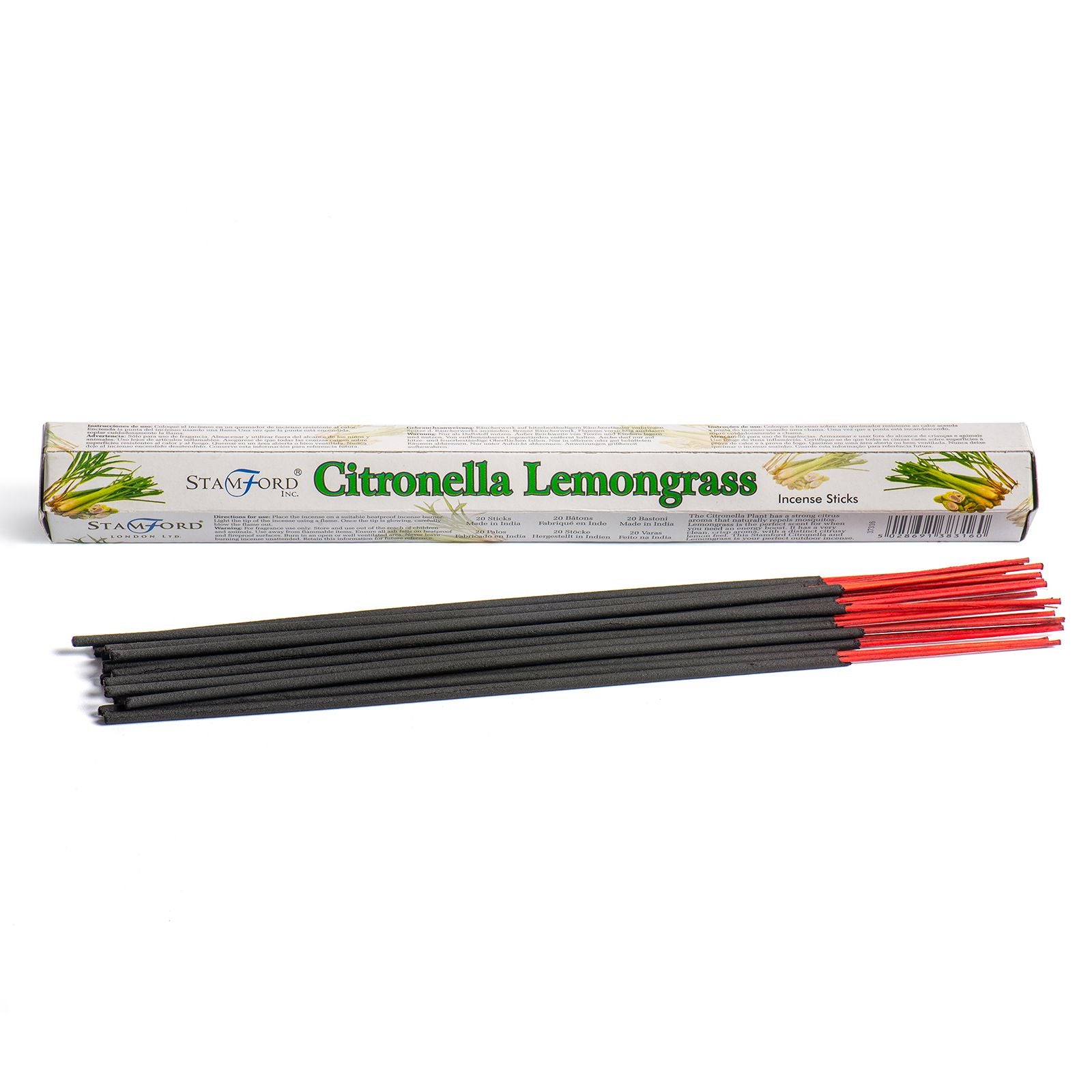 Citronella & Lemongrass Premium Incense for Refreshing Atmosphere