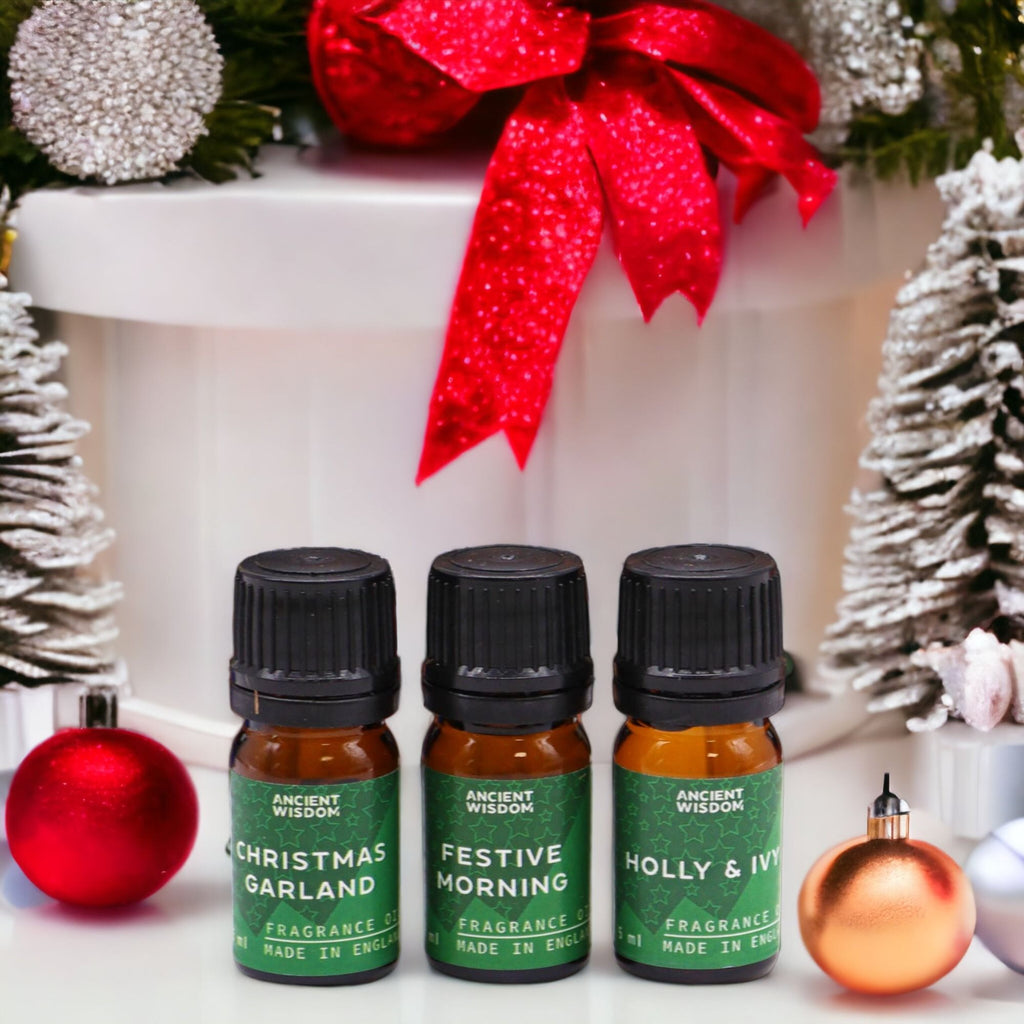 Holy Scents of Christmas Fragrance Set with 12 Festive Oils