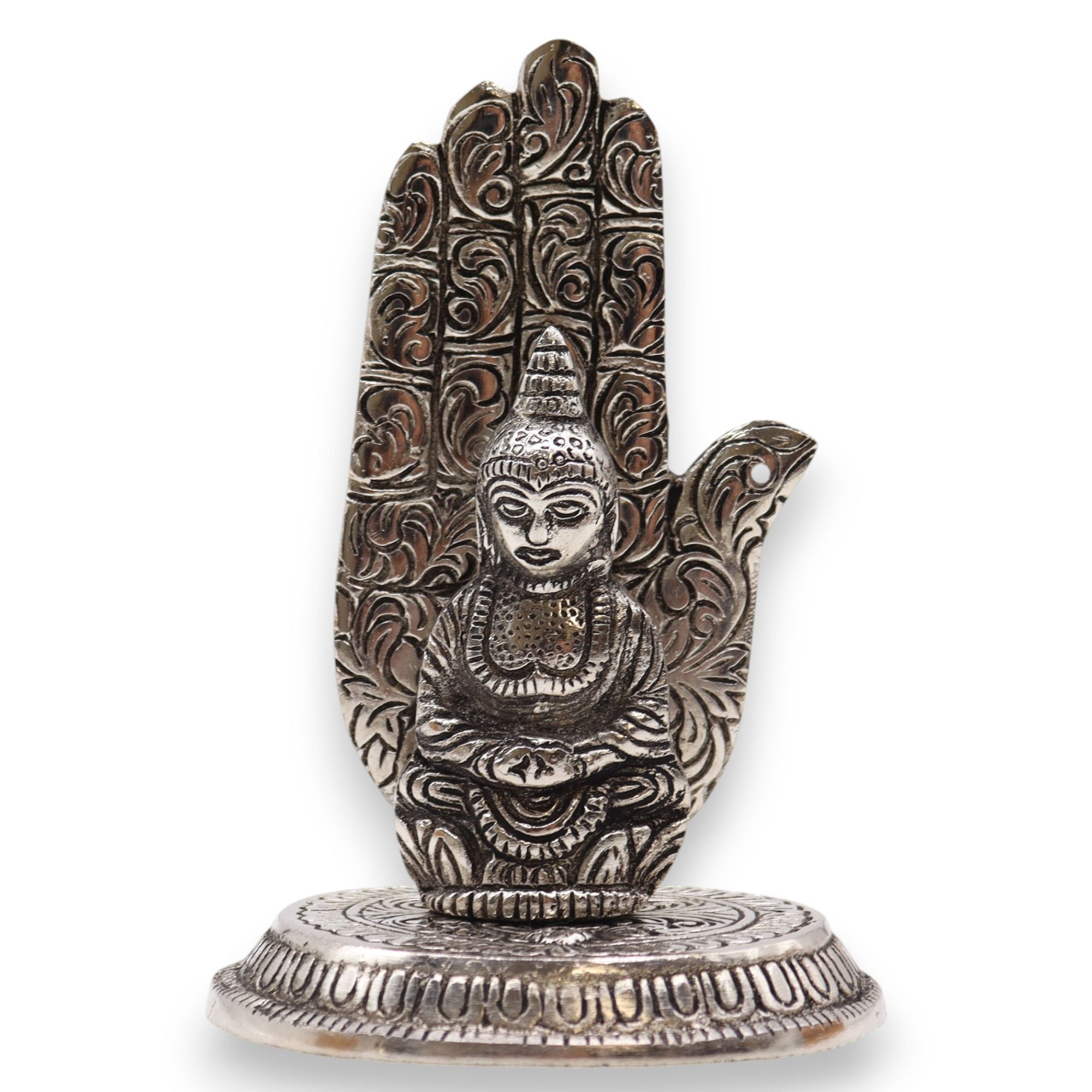 Hand Buddha Incense Holder with Intricate Design for Relaxation