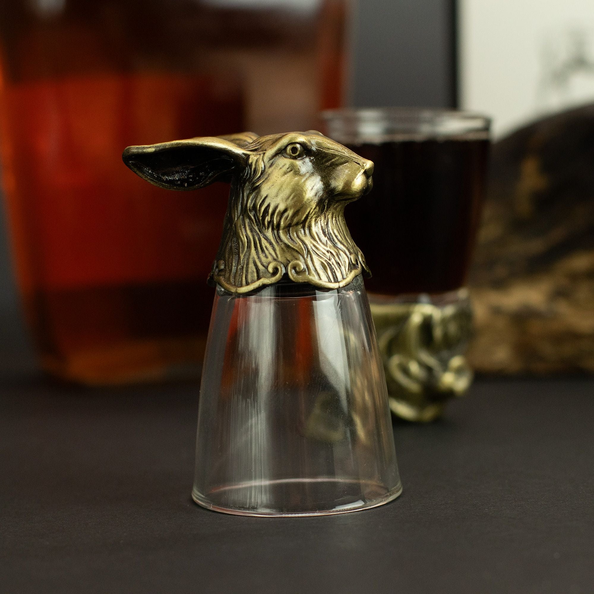 Gift Set of 12 Bottom Up Shot Glasses with Mystical Creatures