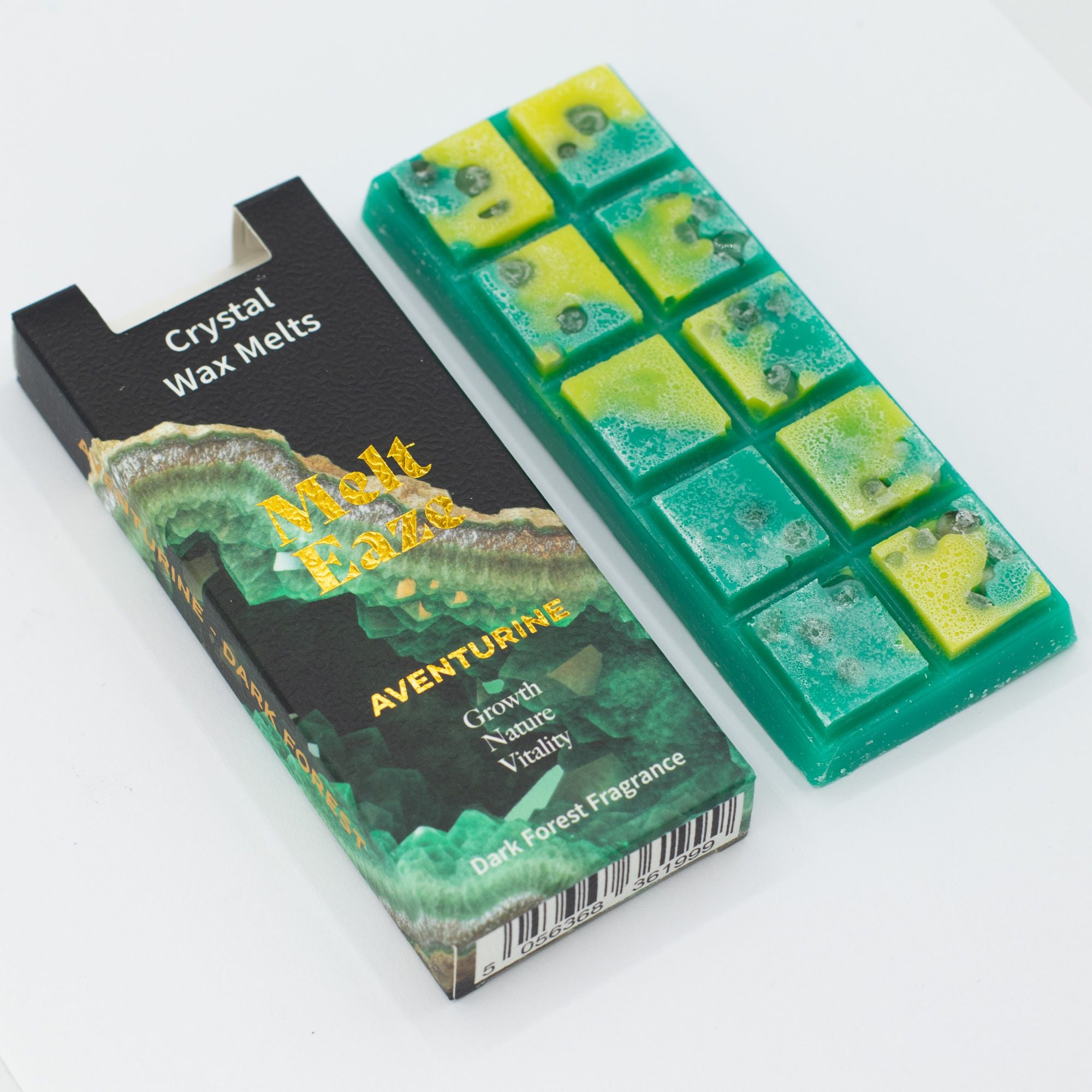 MeltEaze Wax Melts 50g Emerald Forest with Aventurine Chips