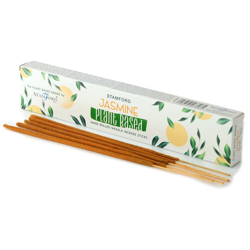 Plant Based Masala Incense Sticks with Jasmine Scent for Home Use