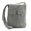 Natural Tones Large Two Pocket Bag in Soft Lavender for Daily Use