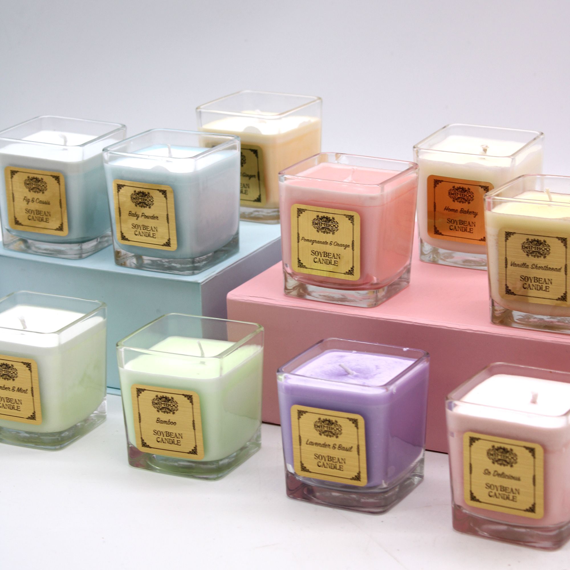 Bamboo Soybean Jar Candles for a Clean Natural Aroma Experience