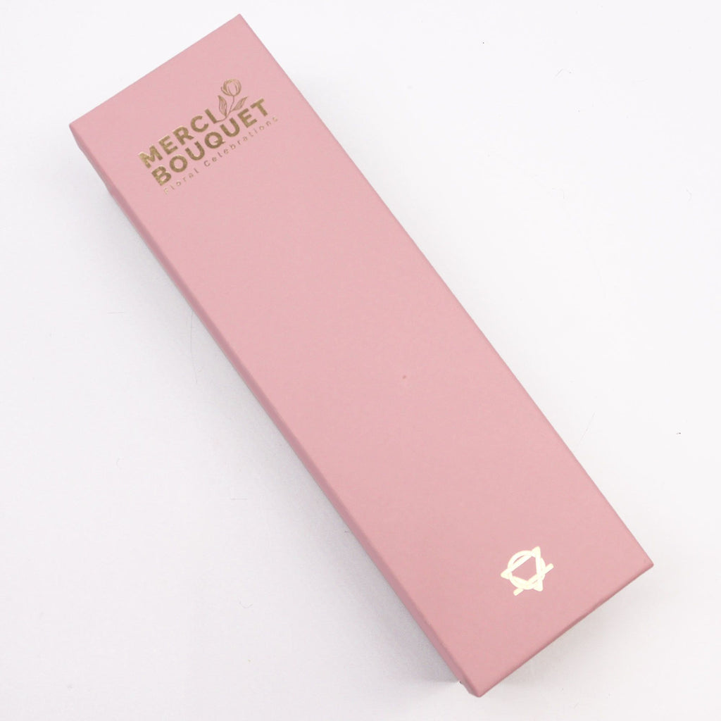 Long Box Baby Blessings Pink Soap Flowers Gift for New Arrivals
