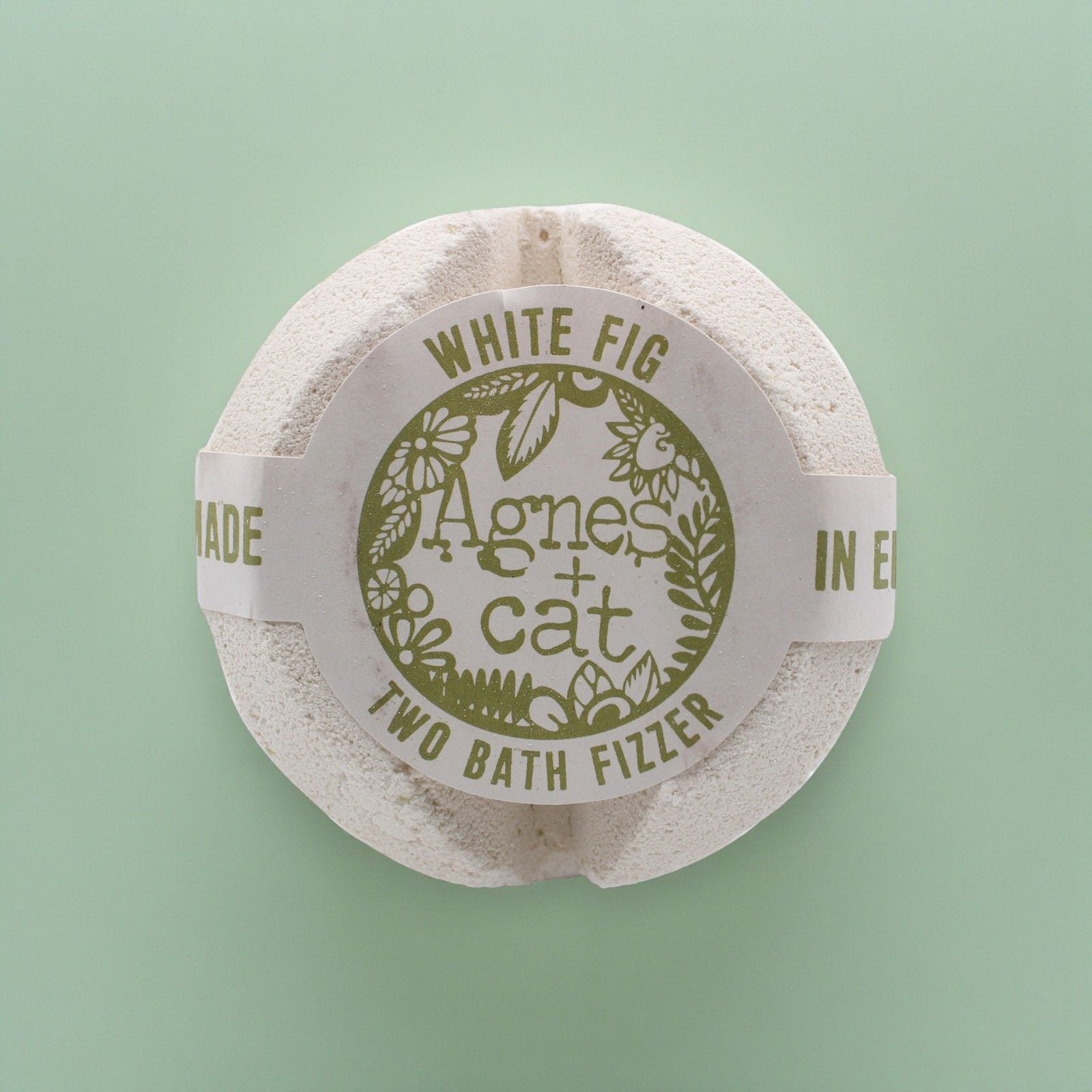 Agnes + Cat Bath Fizzer White Fig for Relaxing and Indulgent Soaks