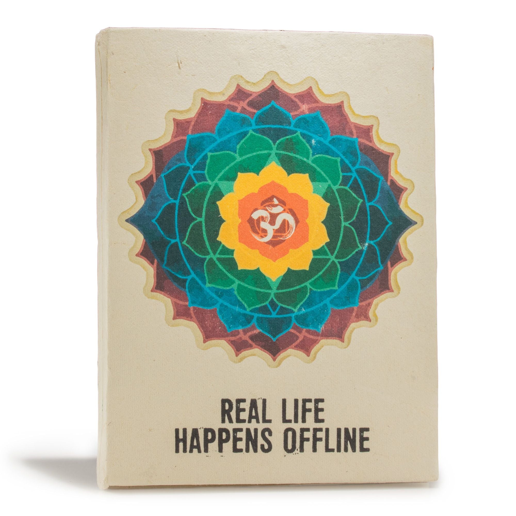 Lokta Inspiration Notebook Real Life Large 21x15cm with Bookmark