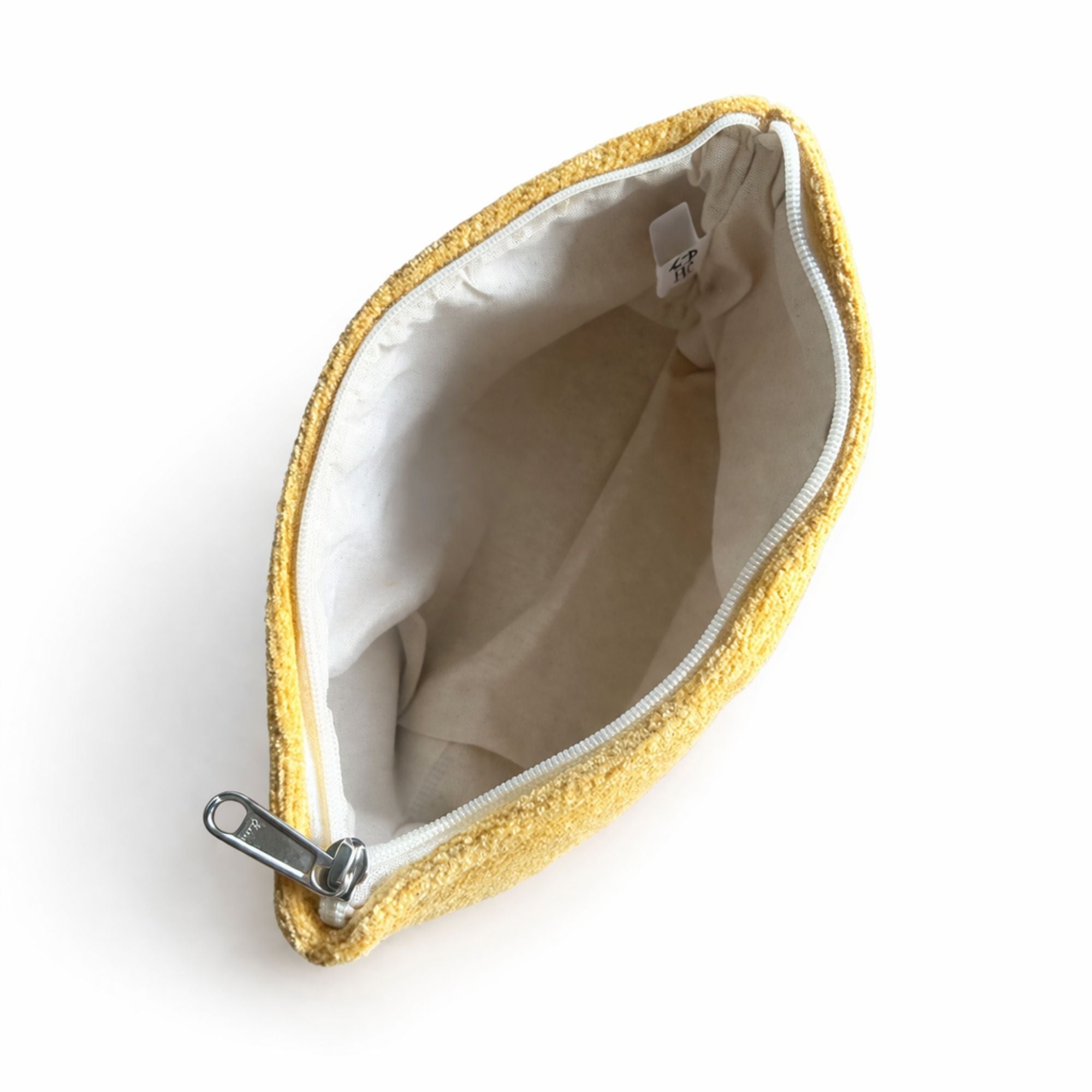 Nomad Sari Indian Jacquard Toiletry Bag in Marigold Loom Design