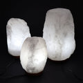 Crystal Rock Himalayan Salt Lamp with Base for Home Decor