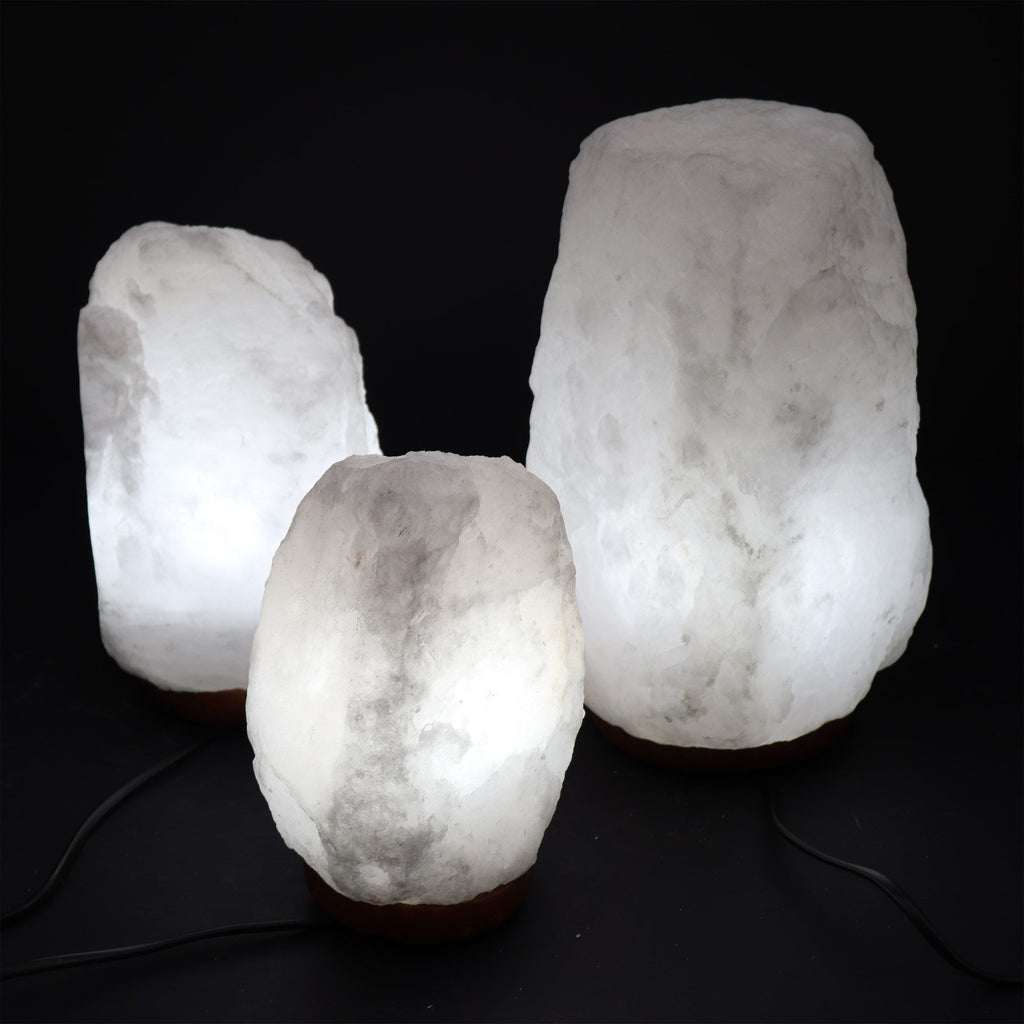 Crystal Rock Himalayan Salt Lamp with Base Weighing 3 to 5kg