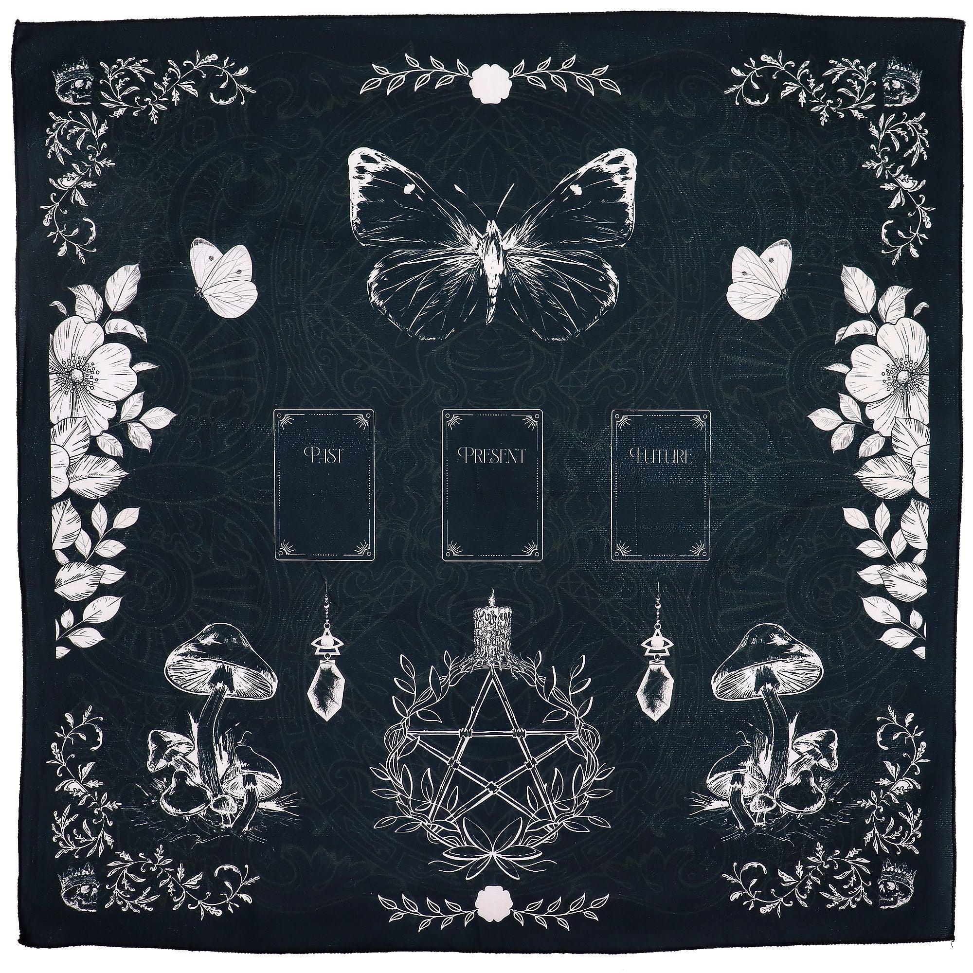 Ancient Witch Tarot Reading Cloth for Enchanting Rituals and Spells