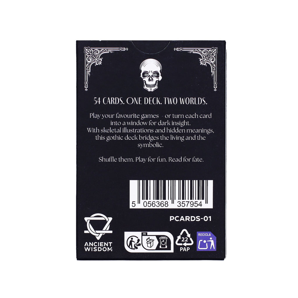 Memento Mori Gothic Playing & Oracle Cards for Unique Gameplay