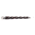 Twisted Wood and Rock Quartz Wand for Crystal Healing Display