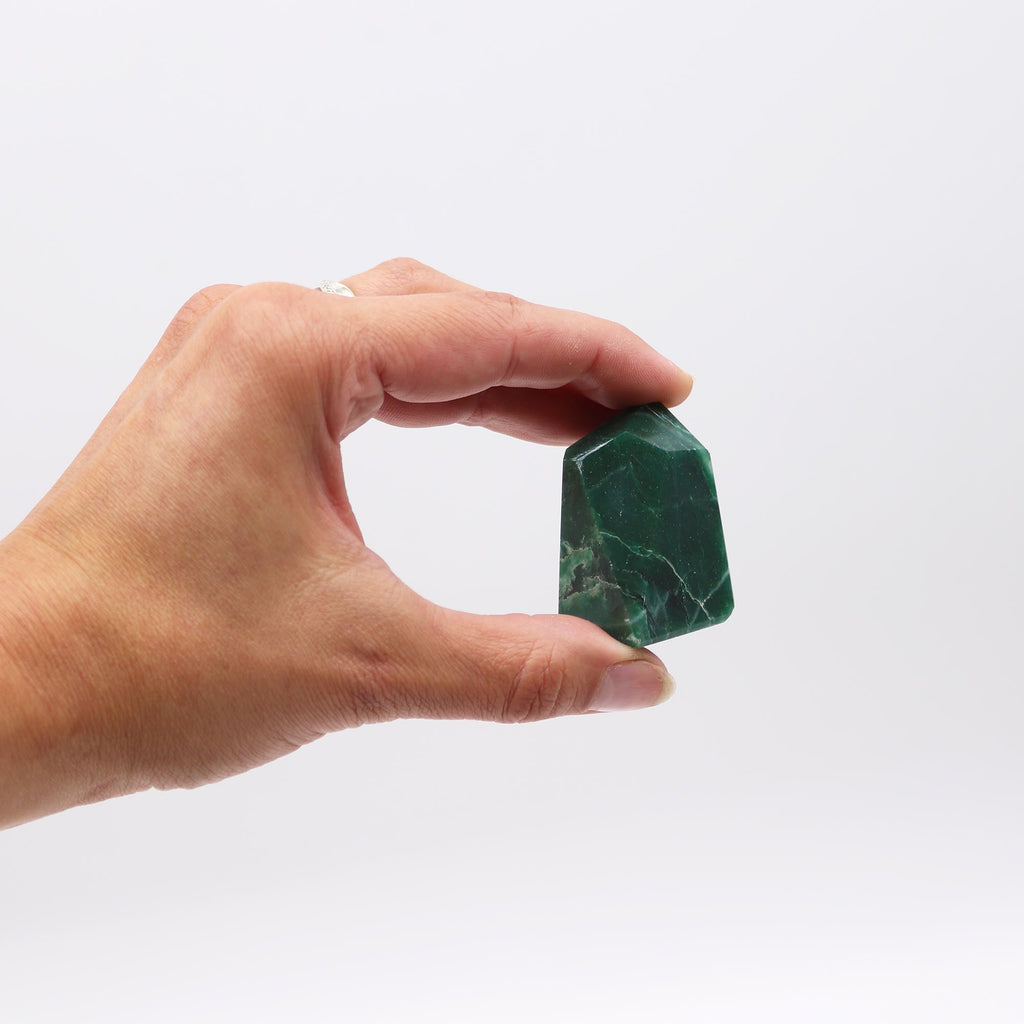 Indian Jade Gemstone Points Approx 6cm Elegant Decorative Crystals