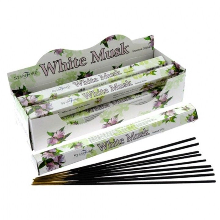 White Musk Premium Incense Sticks for Home Fragrance and Relaxation