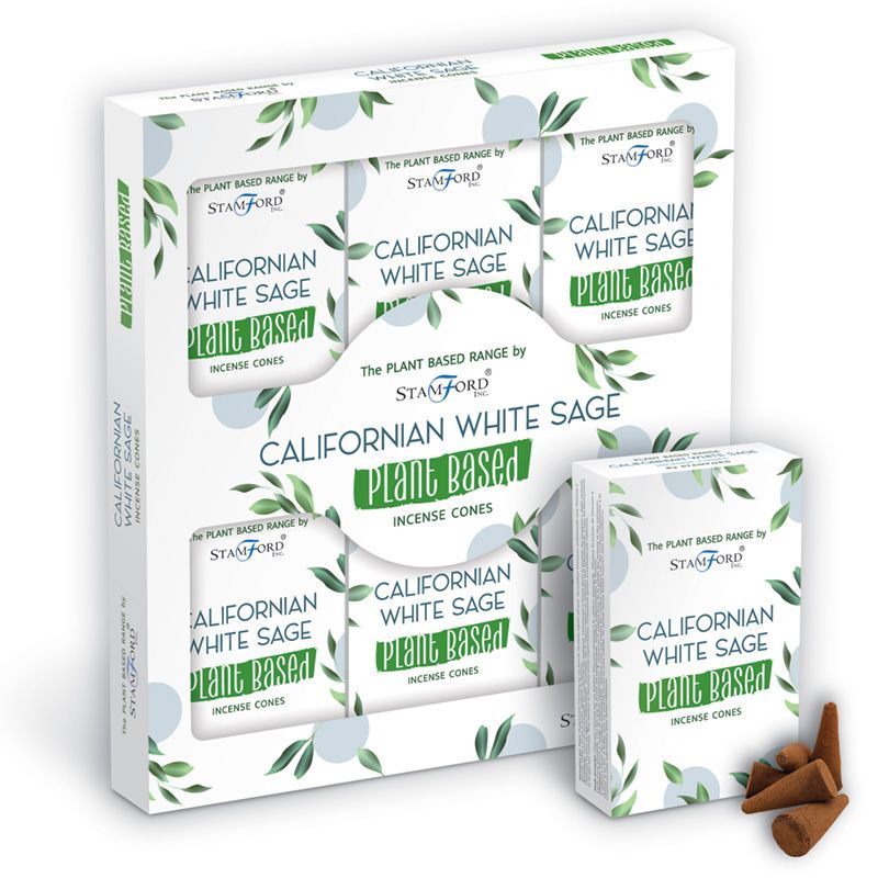 Plant Based Incense Cones with Californian White Sage Aroma