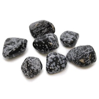 XLarge Tumble Stones - Obsidian Snowflake