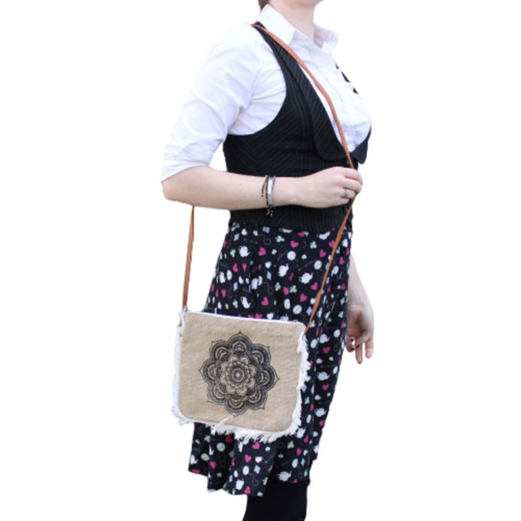 Fab Fringe Bag with Mandela Print Stylish Unique Design for You