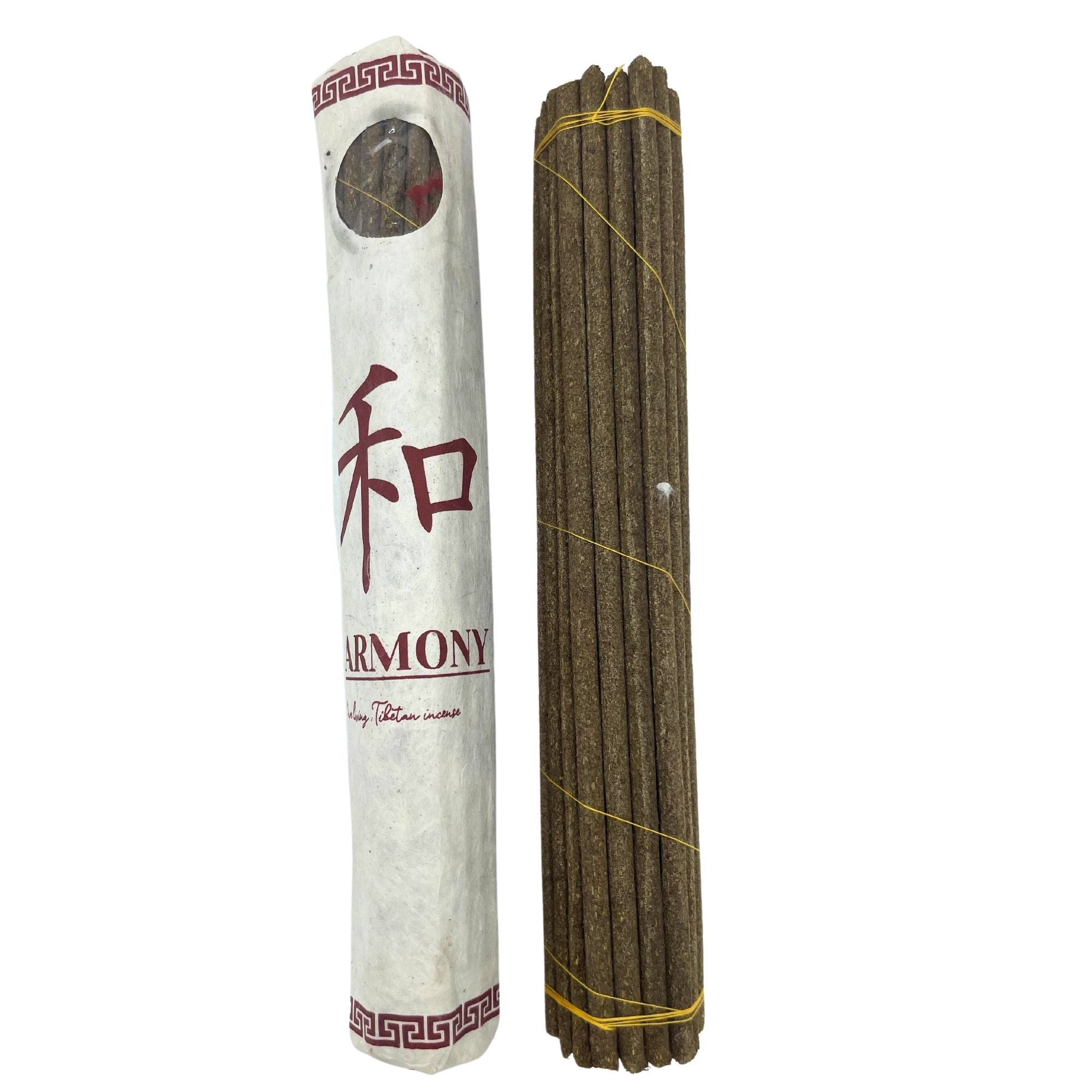 Rolled Pack of 30 Premium Tibetan Incense Sticks with Harmony Aroma