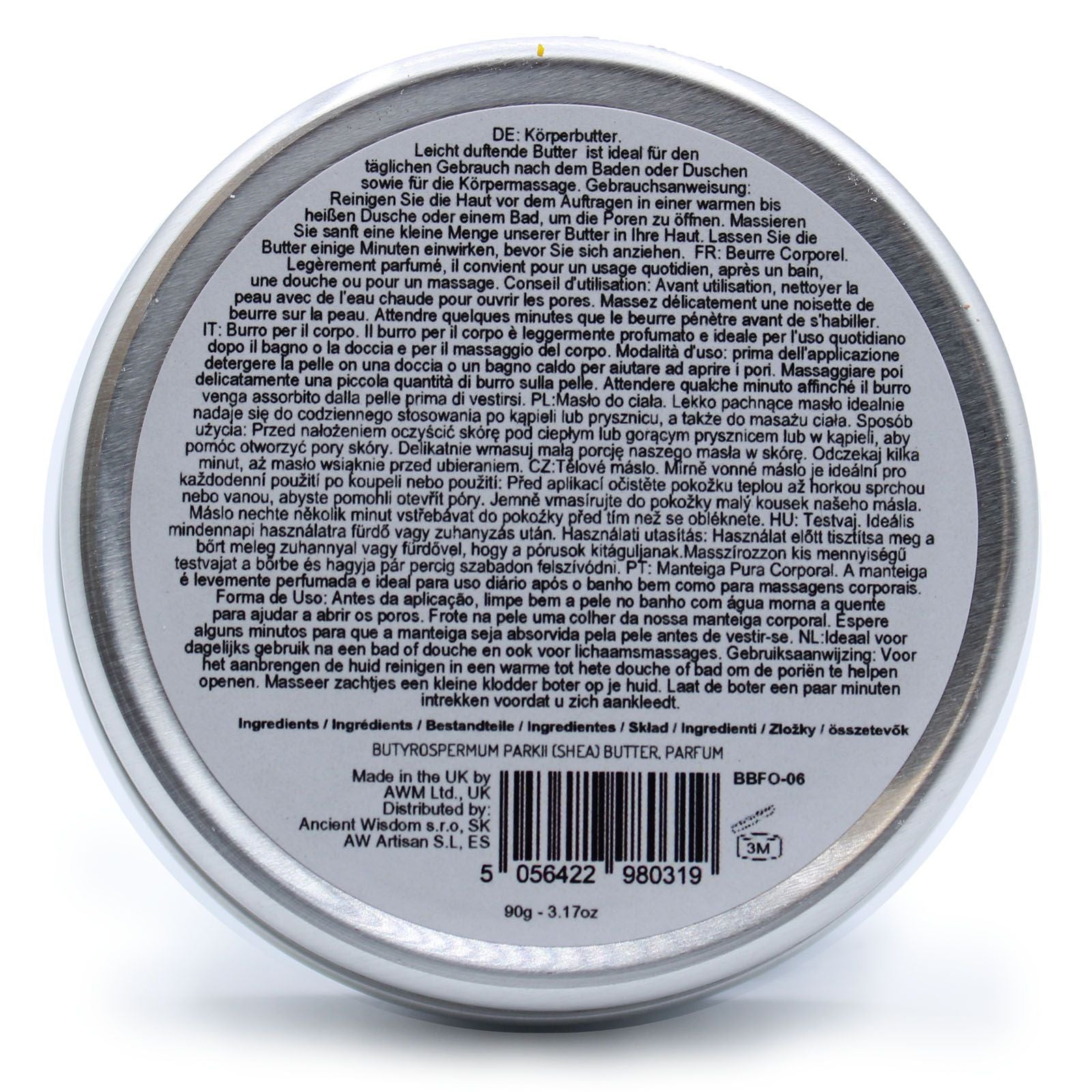 Scented Shea Body Butter 90g Fluffy Marshmallow Delight Cream