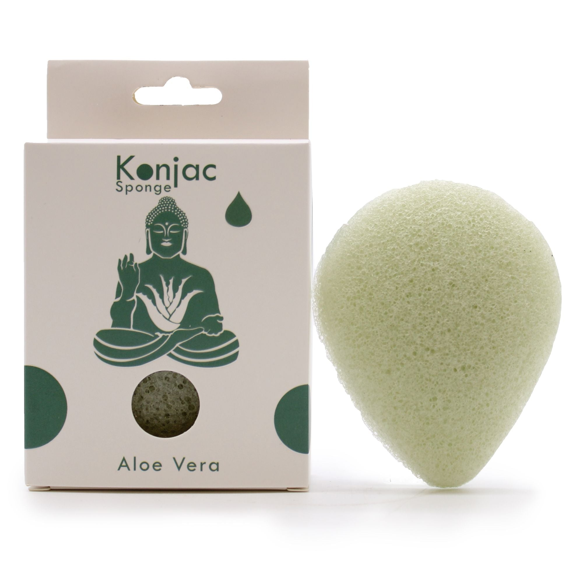 Teardrop Aloe Vera Konjac Sponge for Gentle Skin Care Routine