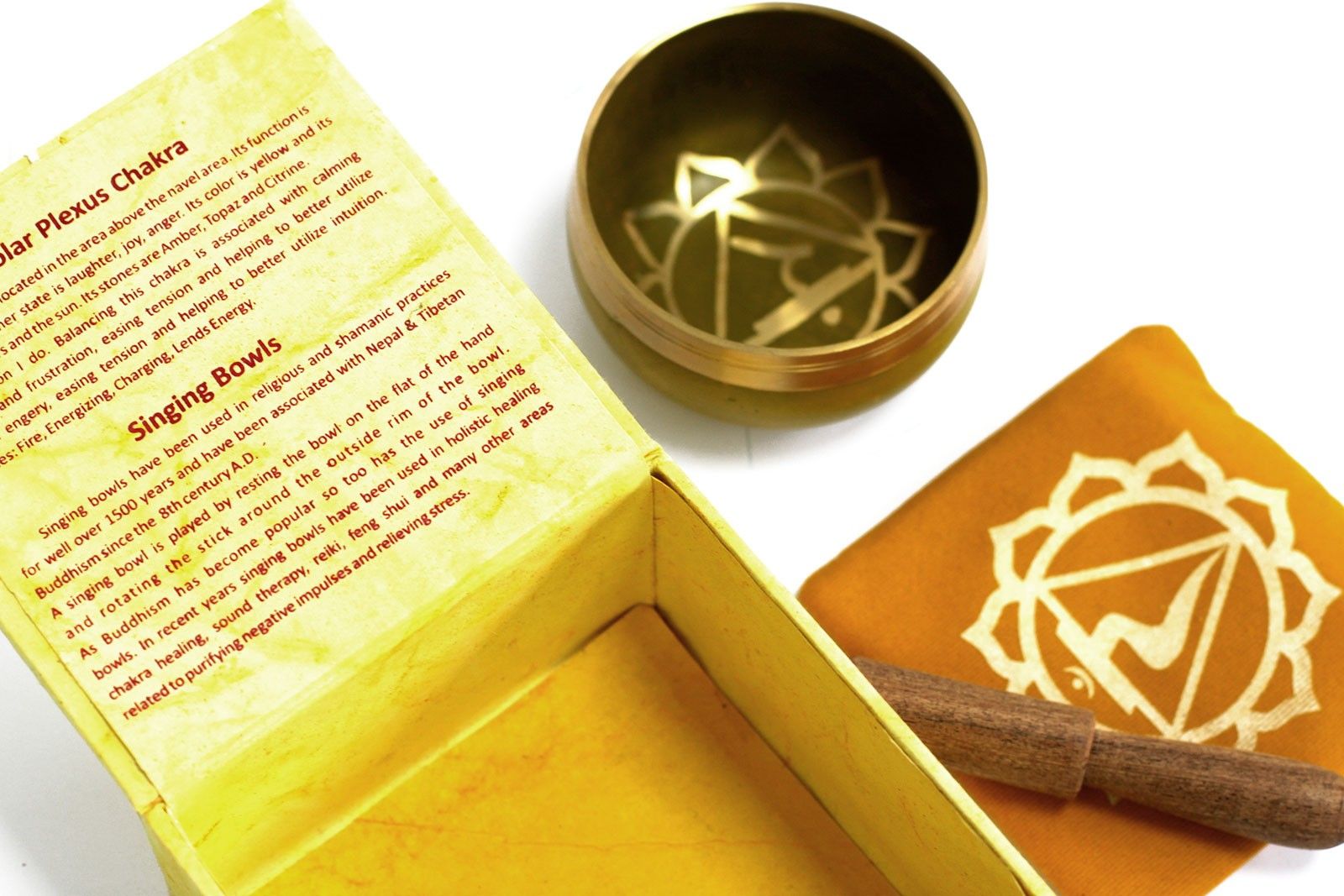 Chakra Singing Bowl Solar Plexus for Meditation and Relaxation