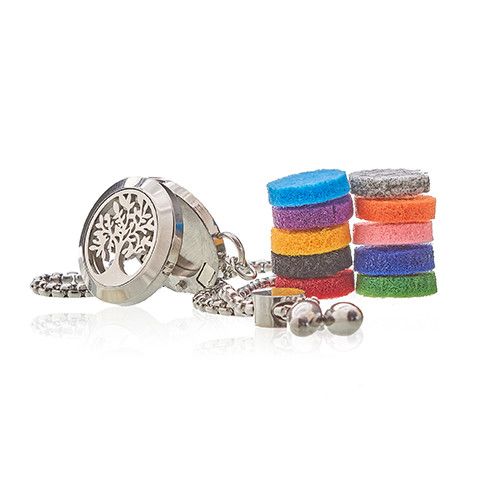 Aromatherapy Jewellery Chain Bracelet with Tree of Life Design