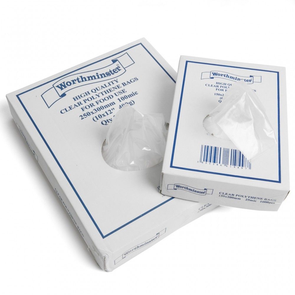 8 x 10 Inch Poly Bags for Safe Storage and Freezing of Goods