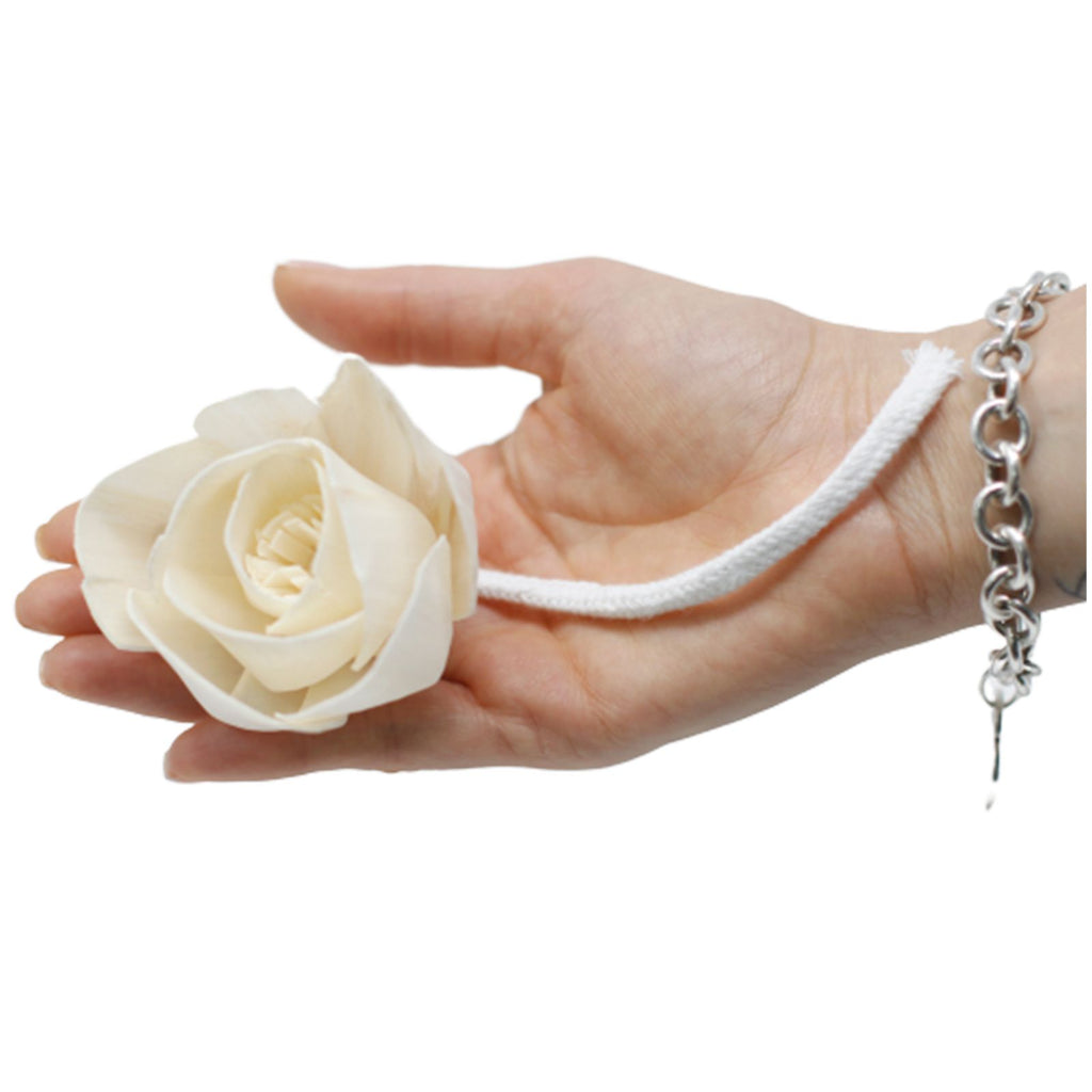 Natural Diffuser Flowers Large Rose on String for Home Decor